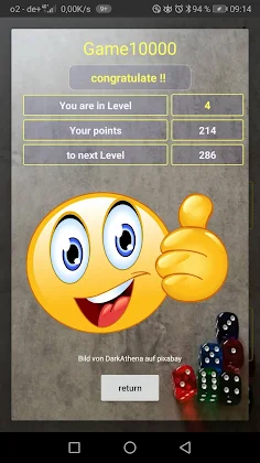 Game10000  dice game - Screenshot 4