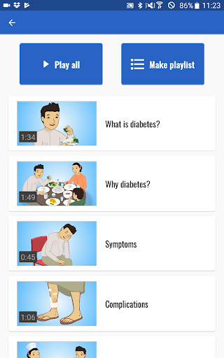 Diabetes - ဆီးချိုလမ်းညွှန် Screen 2