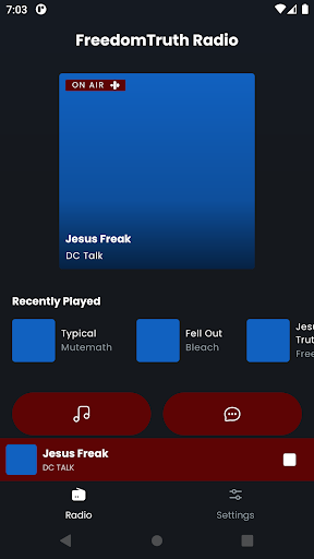 Android application FreedomTruth Radio screenshort