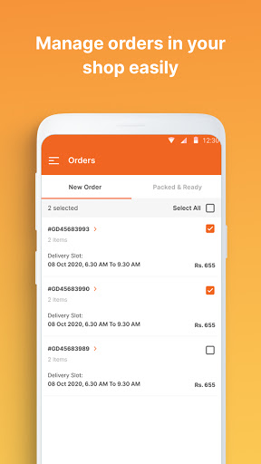 Android application Goodoor Vendor screenshort