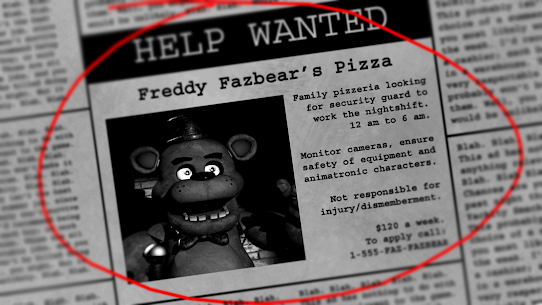 تحميل لعبة Five Nights at Freddy’s مهكرة 2023 للاندرويد 4