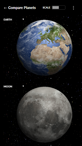 Android application Planet Globes 3D screenshort