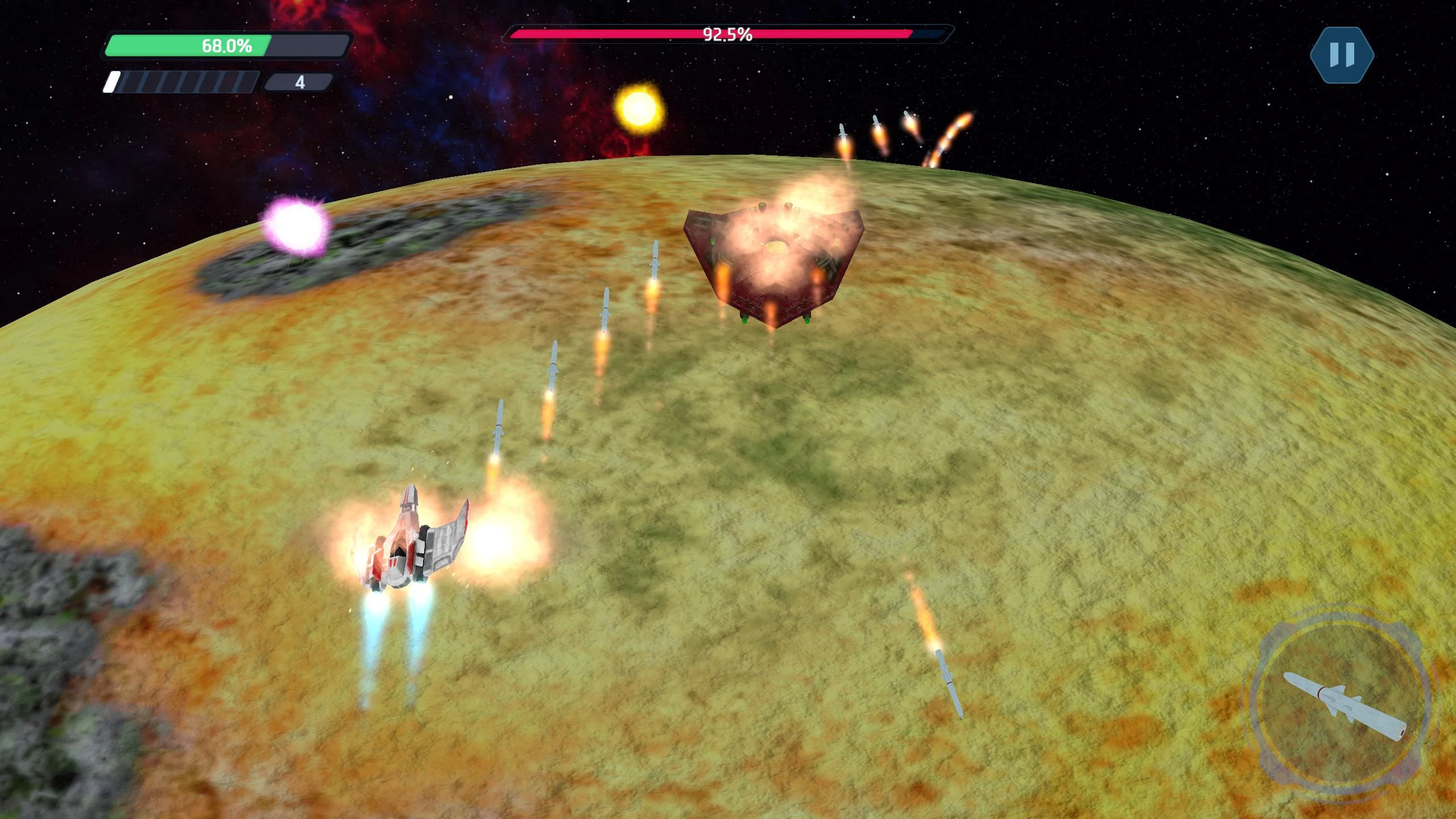Space Outrider: Rocks & UFOs PC 버전 다운로드 - LD플레이어