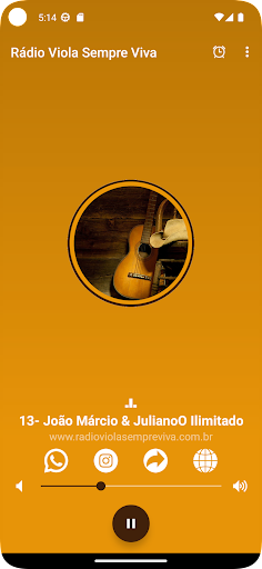 Android application Rádio Viola Sempre Viva screenshort