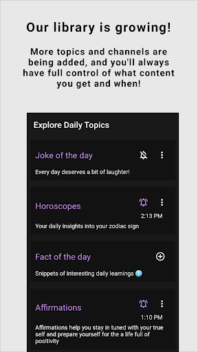 Android application Once.day screenshort