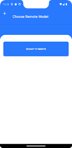 Remote for Devant Tv-IR