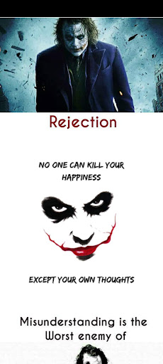Android application Joker Quotes - Real Life Vibes screenshort