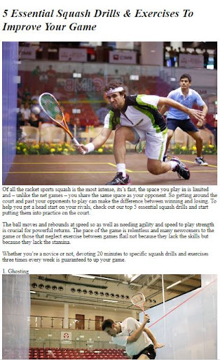 How to Do Squash Training Screen 3