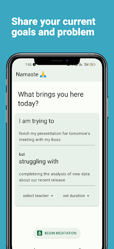 Android application MindMate screenshort