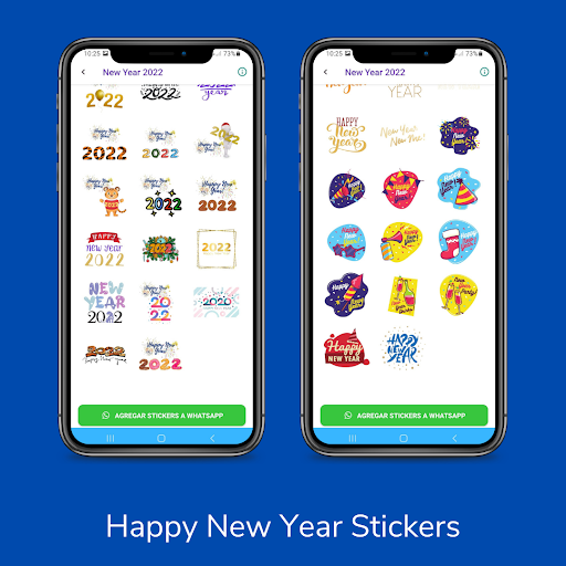 New Year Stickers