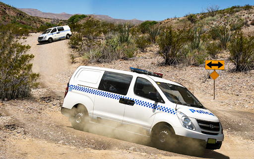 Police Van Driver Car Games