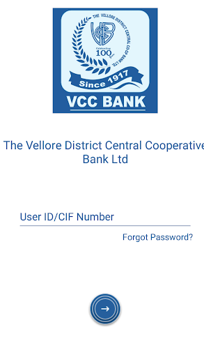 Android application VELLORE DCCB MOBILE BANKING screenshort