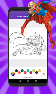 Heroes and Villains Coloring