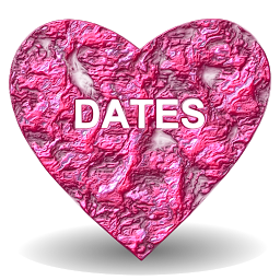 Ikoonprent Love Test Dates