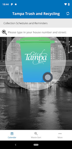 Android application Tampa Trash and Recycling screenshort