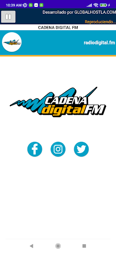 Android application CADENA DIGITAL FM screenshort