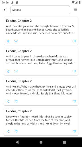 Android application Holy Bible: KJV, with audio screenshort