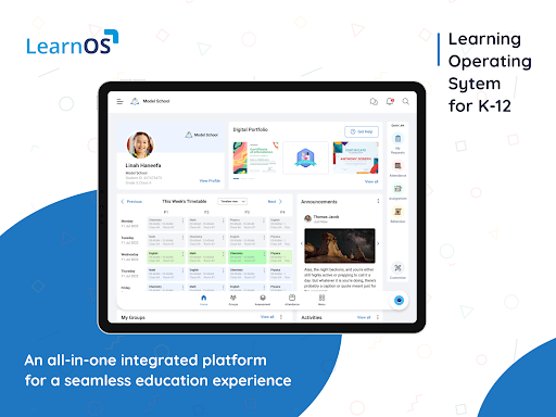 Screenshot of LearnOS