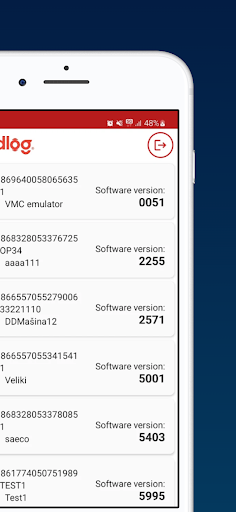 Android application Vendlog Support screenshort