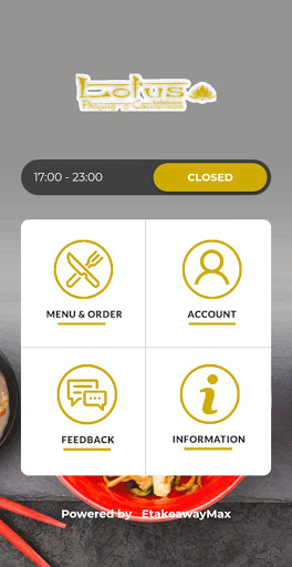 Android application Lotus Food screenshort
