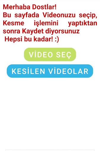 Video Kesme Kırpma Screen 2