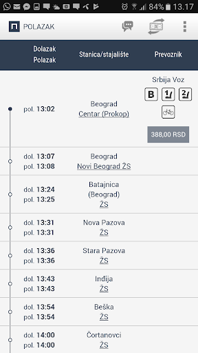 Red Voznje Screen 3