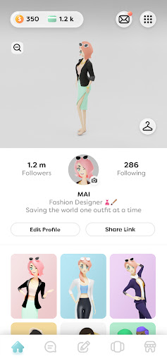 Android application ICON Avatar Fashion Universe screenshort