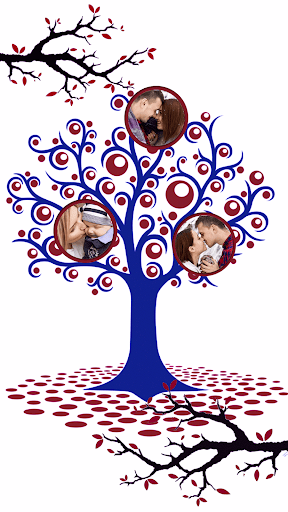 Tree Collage GIF Photo Frame E