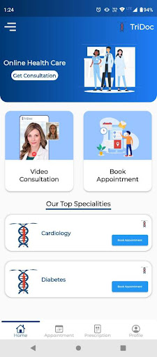 Android application Tridoc screenshort