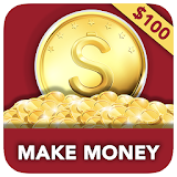 Earn money - paypal and cash icon