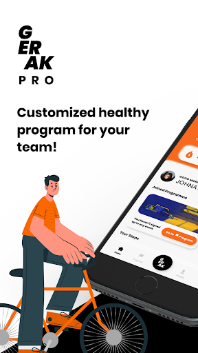 Android application GERAK PRO - Corporate Wellness screenshort