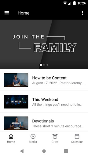 Android application Shelter Cove Church Life screenshort