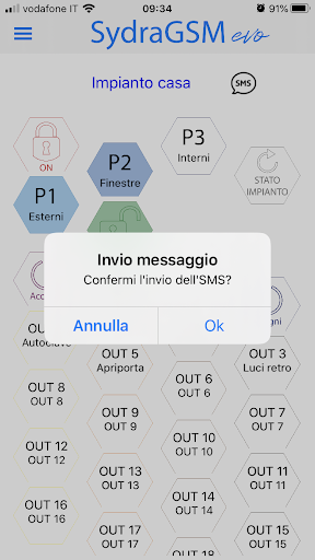 Android application SydraGSM evo screenshort