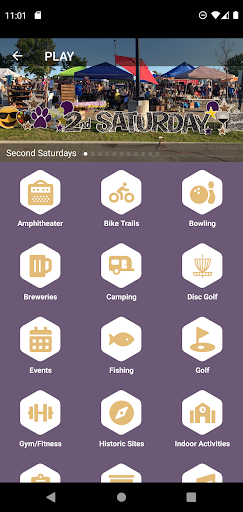 Screenshot of Visit Kearney MO