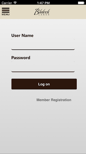 Android application Blalock Lakes Club screenshort
