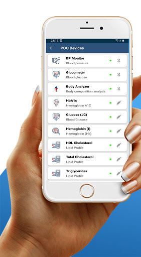 Android application MedTel iLab screenshort