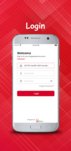 Android application ARTIST - HEALTH SKILL ACADEMY screenshort