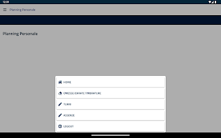 screenshot of Dipendenti INPS Tablet