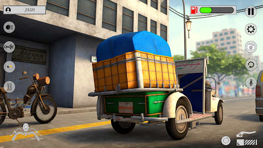 Real Tuk Tuk Rickshaw Game 3D