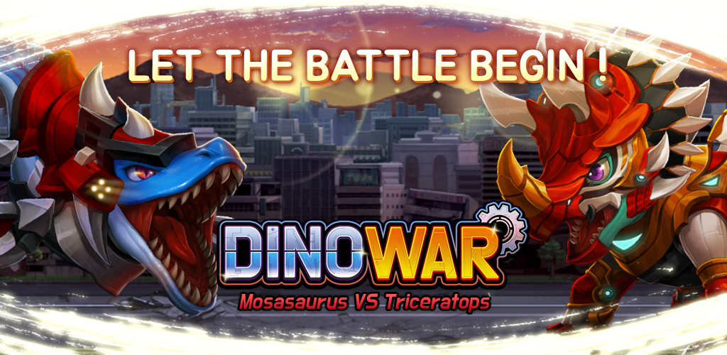  Dino War Mosa VS Triceratops 