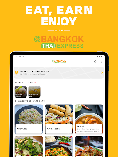 Screenshot of BANGKOK THAI EXPRESS