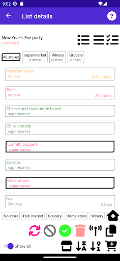 Shopping Planner Screen 3