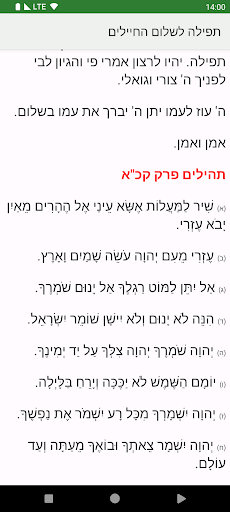 תפילה לשלום החיילים Screen 3