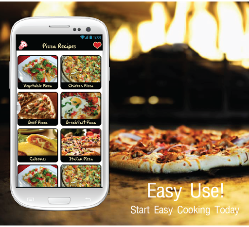 Android application 1000+ Pizza Recipes screenshort
