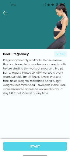 Bode fitness Screen 3