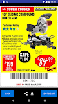 screenshot of Coupons for Harbor Freight