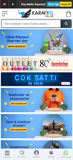 Android application Karanfil Online screenshort