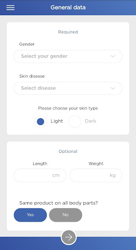 Cream calculator Screen 2