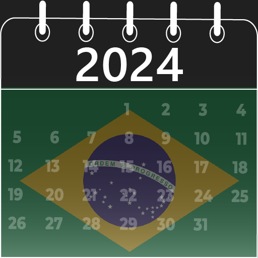 brazil calendar 2024 logo
