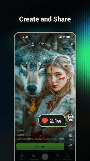 Screenshot of Kling AI: AI Image&Video Maker